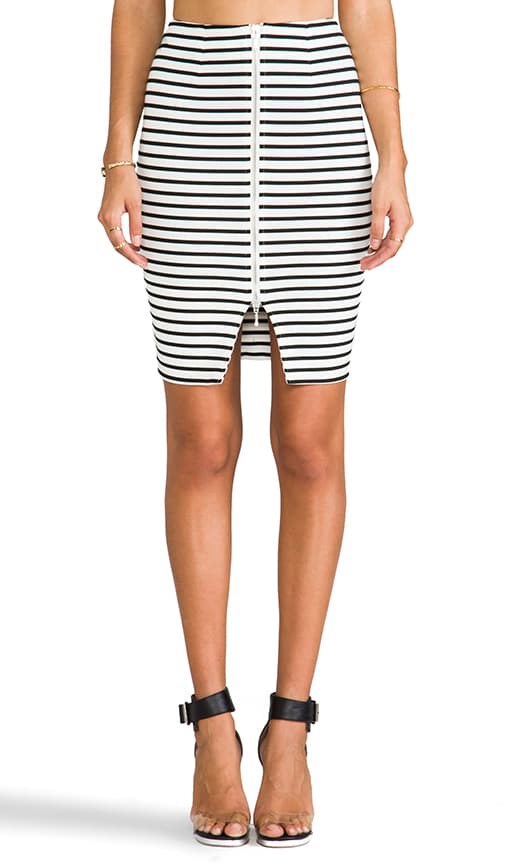 Breton Stripe Pencil Skirt