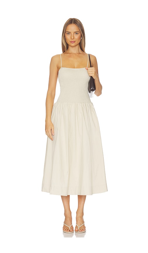 NIA ROBE GRANADA en Beige. Taille L. Also en .