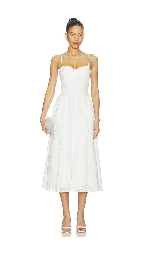 NIA Destene Dress in White | REVOLVE