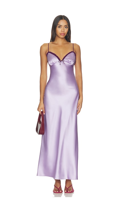 NIA ROBE CAMILLE  en Lavender. Taille M. Also en XS, S, L, XL.