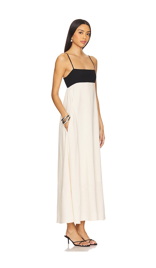 Shop Nia Clove Dress In Ivory