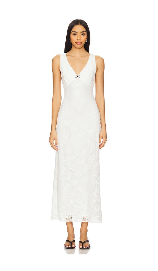 Tasha Dress in White. - size XS (also in L, M, S, XL)