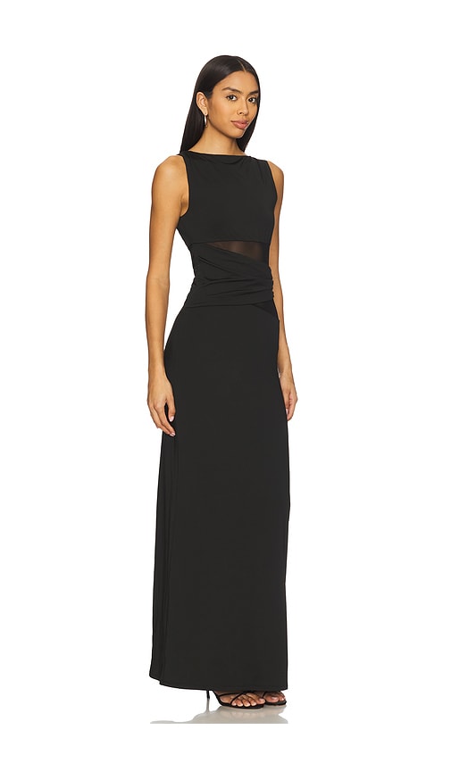 Nia Ione Maxi Dress In Black In Black