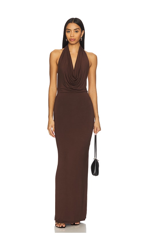 Nia Xe Dress In Brown