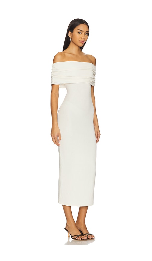 Nia Celine Dress In White