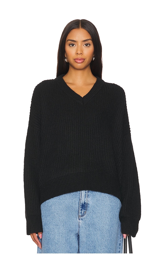 Shop Nia Freya Sweater In Black