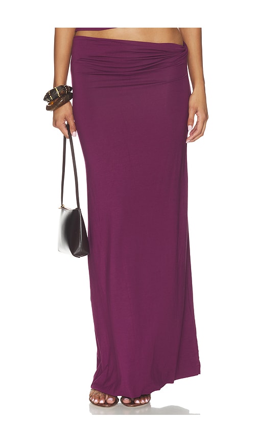 NIA JUPE PIETRO en Purple. Taille XS. Also en S, M, L, XL.