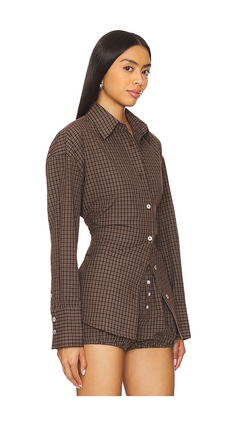 Nia Jules Top In Chocolate