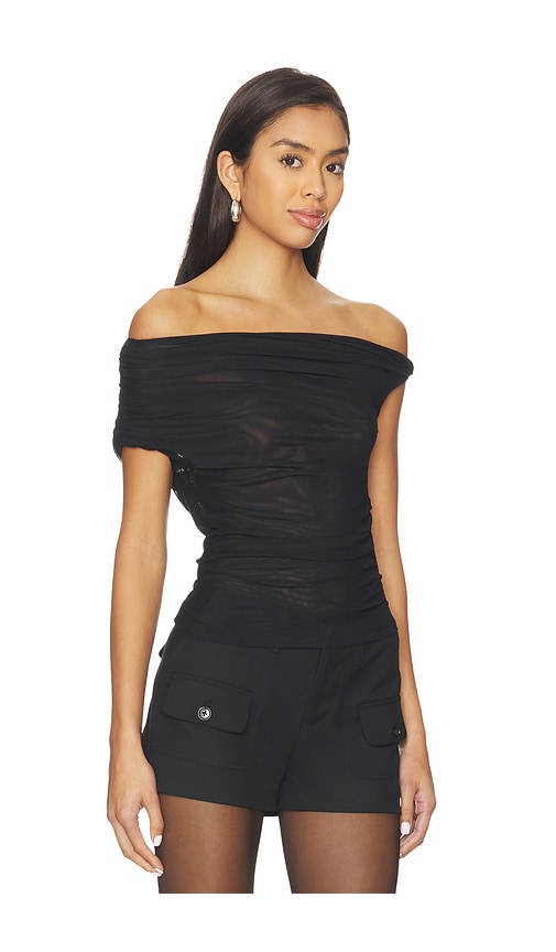 Nia Zephyra Top In Black