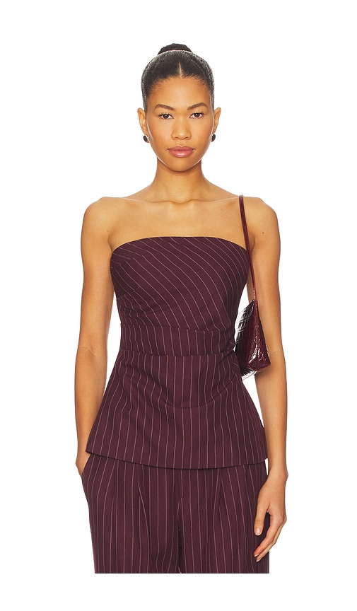 NIA Lankershim Top in Oxblood