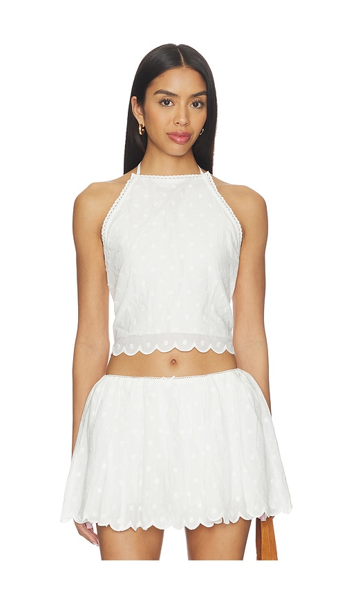 NIA Clavel Top en White Taille S Also en XS M L XL 98 €
