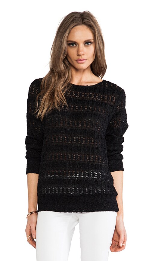 Autumn Leaf Lace Sweater