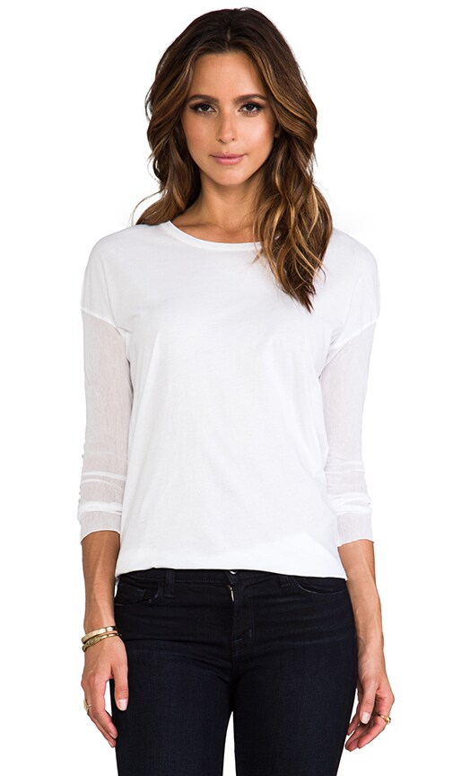 Gauze Sleeve Tee