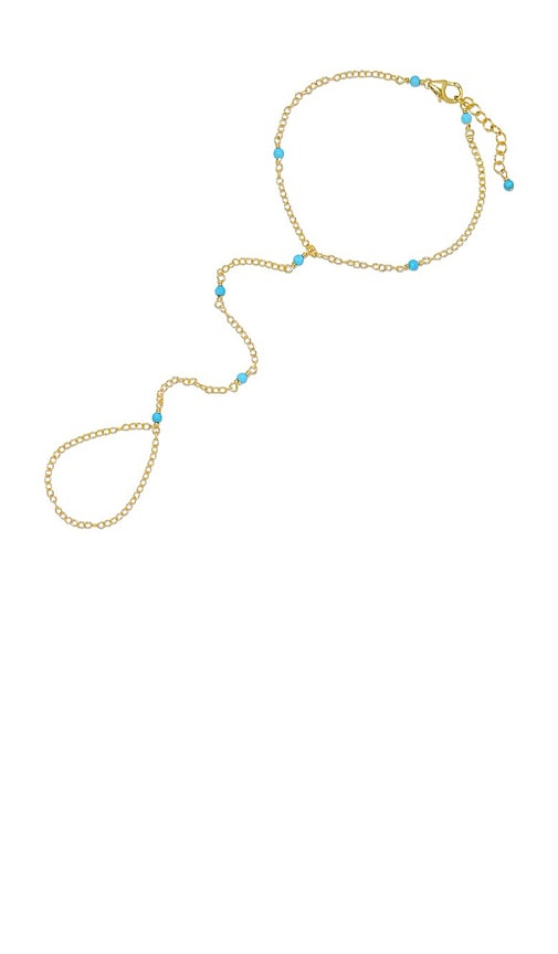 NAiiA Josie Turquoise Hand Chain