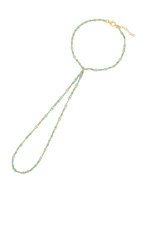 NAiiA x REVOLVE Turquoise Link Hand Chain