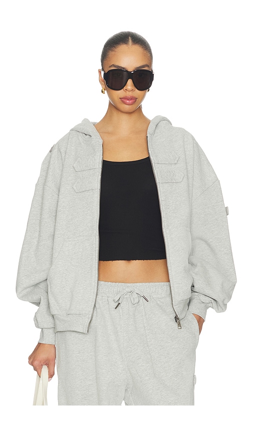 Niihai Cover Hoodie In Gray