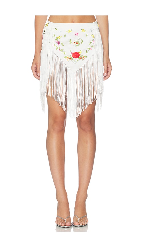 NIIHAI Lara Skirt in White. - size L (also in M, S, XL, XS)