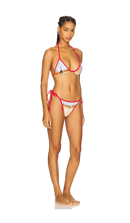 Niihai Route 66 Bikini Set In Multi