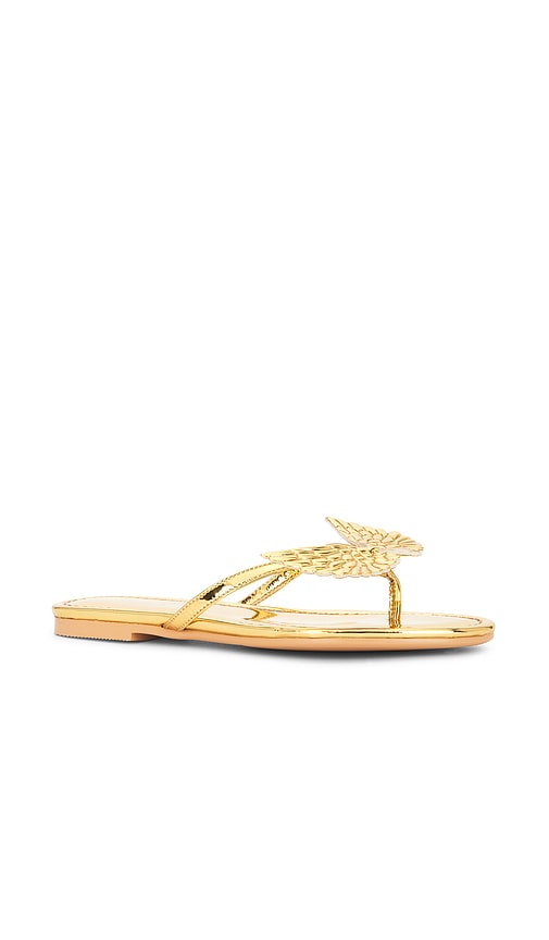 Niihai Wings Sandal In Gold