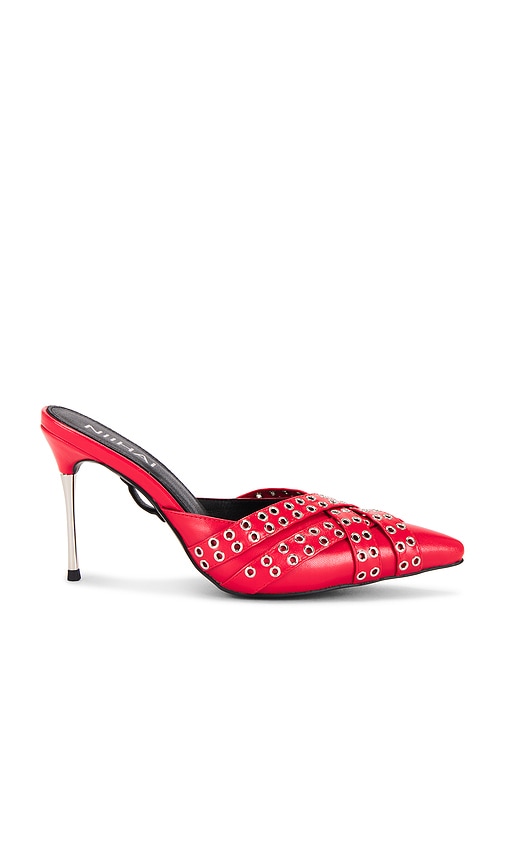 Shop Niihai The Brigitte Heel In Red