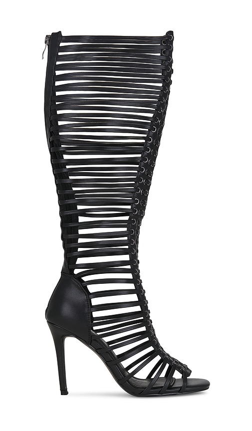 Lock Up Heel in Black. - size 40 (also in 36, 37, 38, 39)