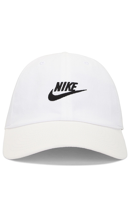 Shop Nike U Nsw H86 Futura Wash Cap In White,white,black