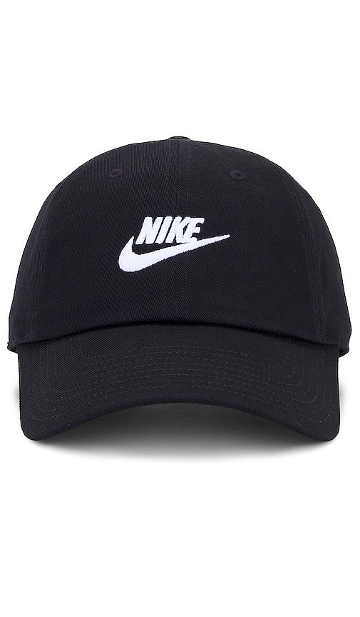 Nike Club Cap In Black & White
