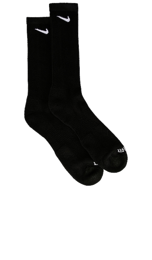 Nike Everyday Cushioned Socks in Black & White REVOLVE