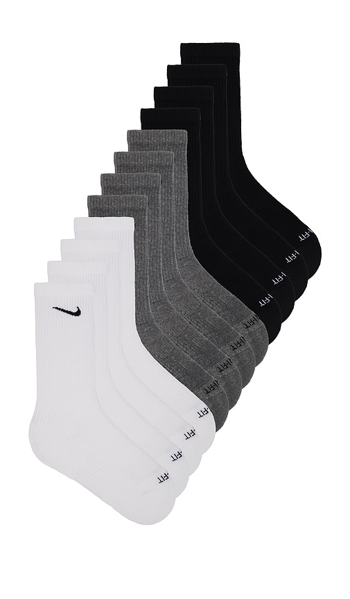 Pack Training Crew Socks in Multi-Color in White. - size L (also in S, XL) - Nike - Modalova
