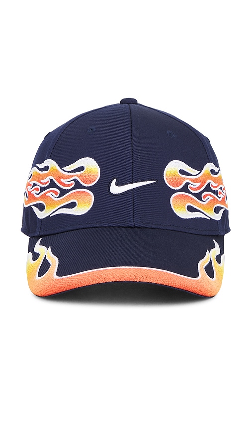 Nike Structured Og Flame Cap In Blue