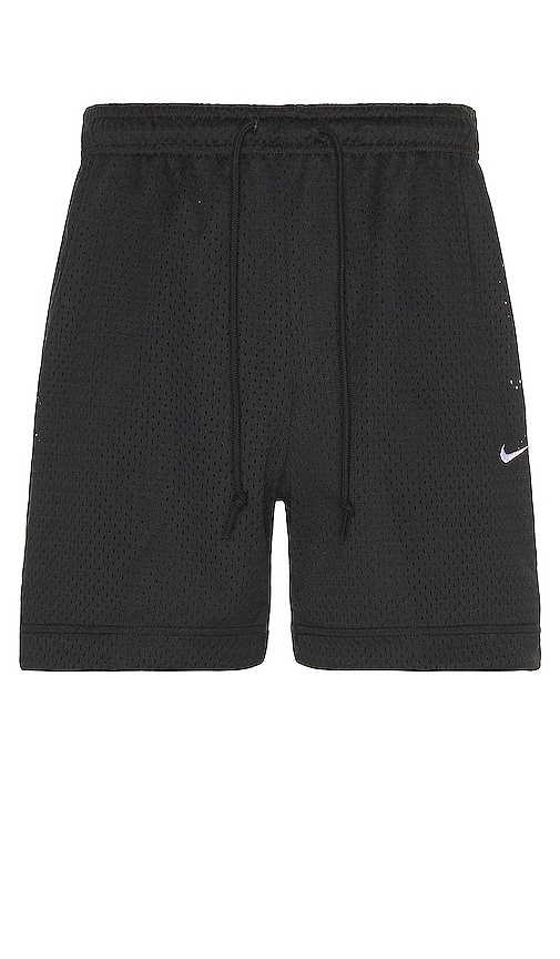 Nike Black Drawstring Shorts In Black/white