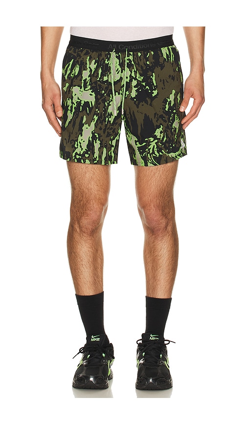 Nike Dri-fit 6 Brief-lined Shorts In Green