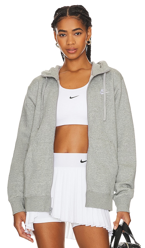 Nike Full Zip Hoodie in Grey.