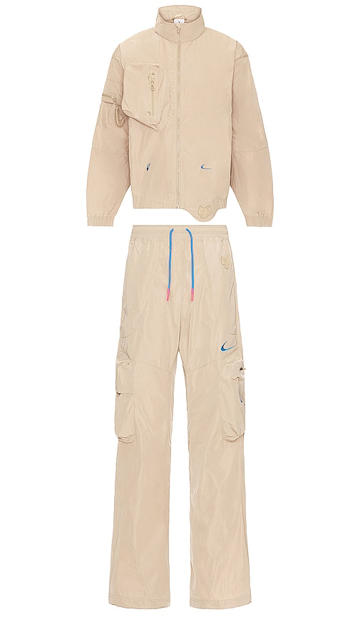 Nike M Nrg Off-White Tracksuit in Khaki | REVOLVE