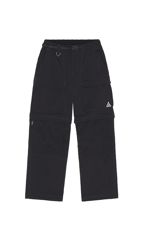 Nike Acg Zip Smith Summit Cargo Pant In Black