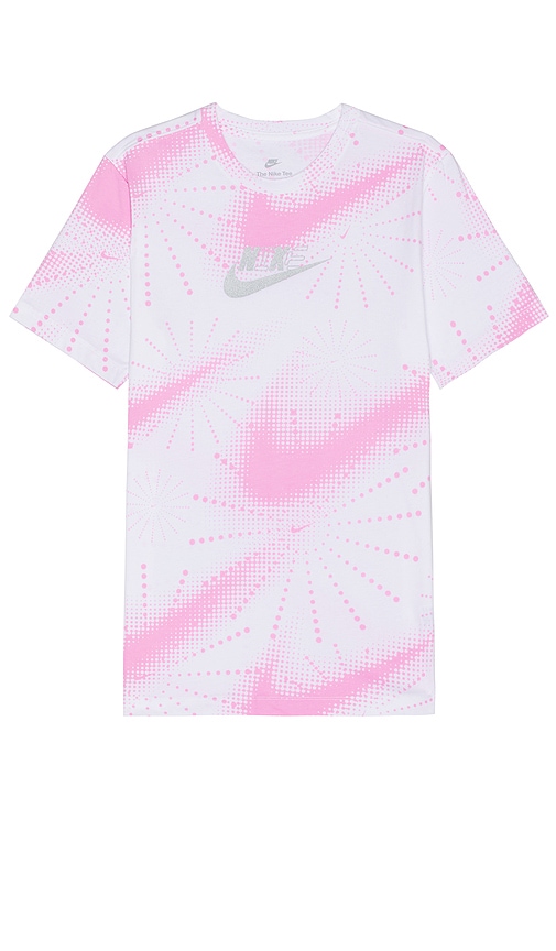 white and pink nike shirt mens