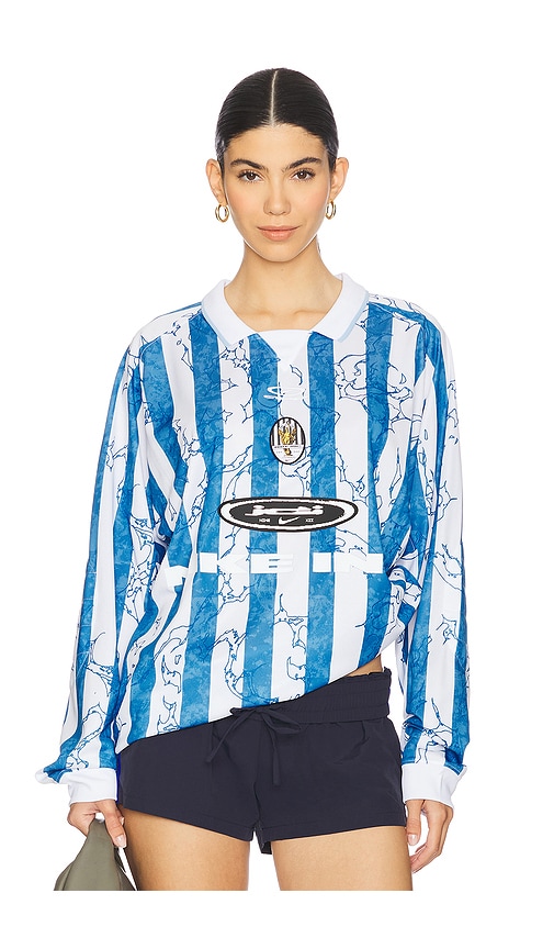 Nike M Nike Air Victory Long Sleeve Jersey in Baby Blue. - size XL/1X (also in L, M, S, XS)