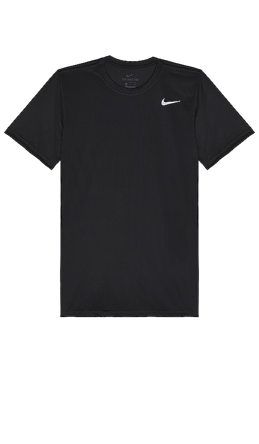 Sturen haalbaar Boven hoofd en schouder Nike Training T-Shirt in Black & Matte Silver | REVOLVE