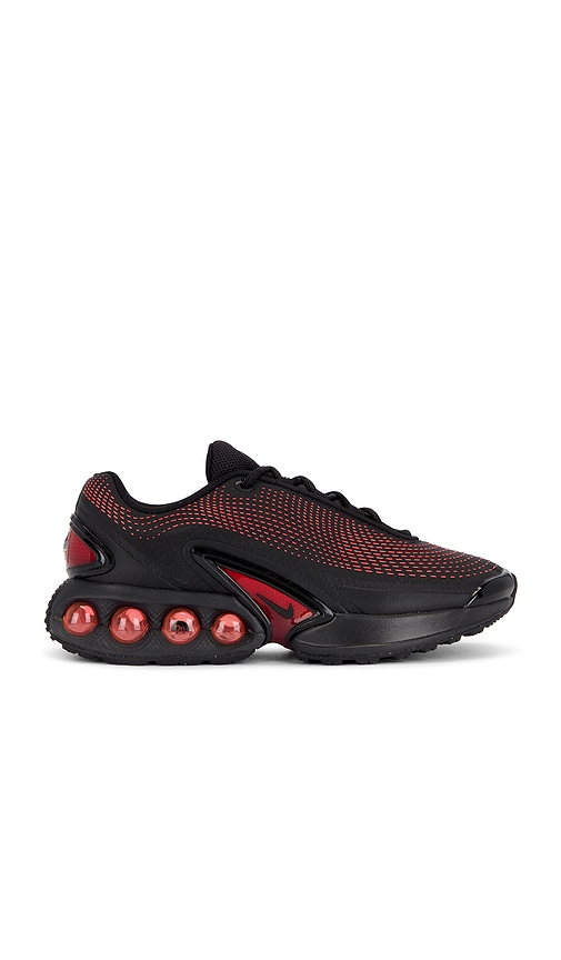 Nike Air Max Dn Es Sneakers in Black & Bright Crimson | REVOLVE