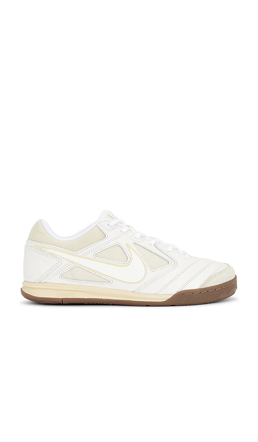 Nike Gato Low-cut Casual Shoes In Sail  Light Khaki  White  & Gum Dark Bro