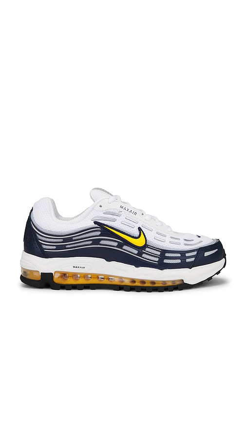 Nike Air Max Tl 2.5 Sneakers in White, Varsity Maize, & Midnight Navy