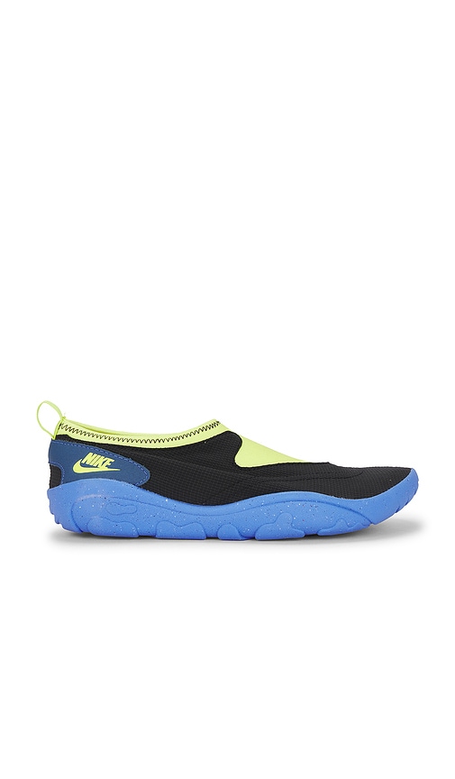 Nike Aqua Turf in Blue Crystal, Light Lemon Twist, & Black