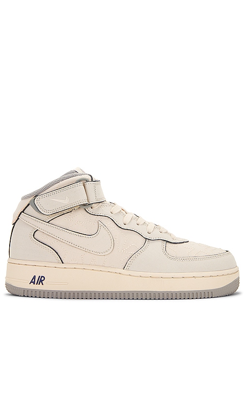 Nike Air Force 1 Mid '07 LX in Pearl White & Grey | REVOLVE