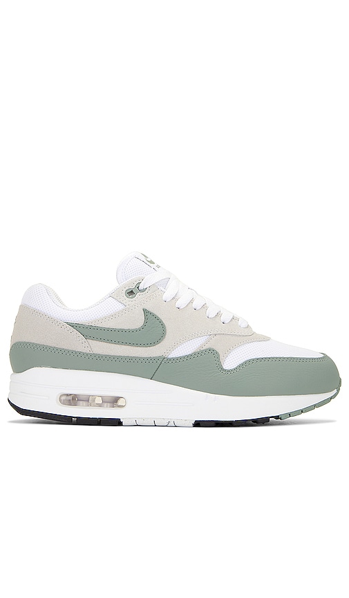 Product image of Nike Air Max 1 Sc in White, Mica Green, Photon Dust & Black. Click to view full details