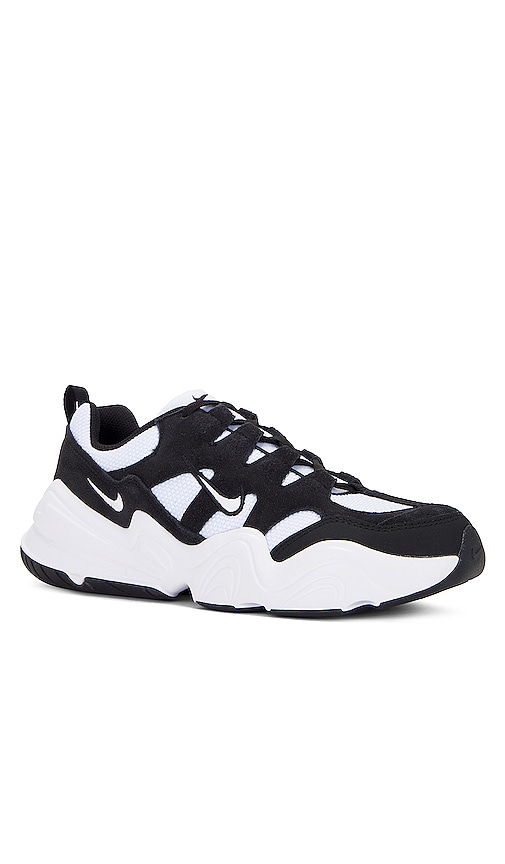 Shop Nike Tech Hera Sneaker In White  White  & Black