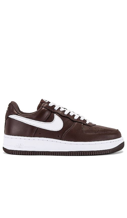 Nike Air Force 1 Low Retro Qs In Chocolate & White