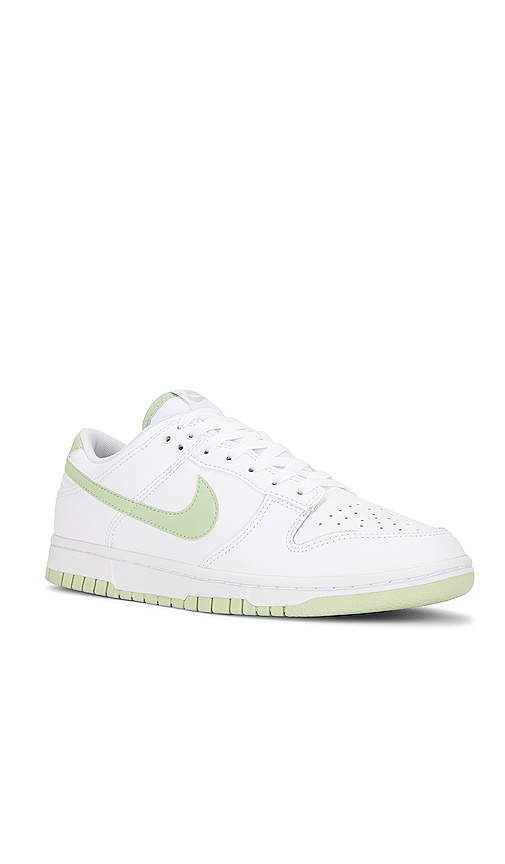 Shop Nike Dunk Low Retro Sneaker In White & Honeydew