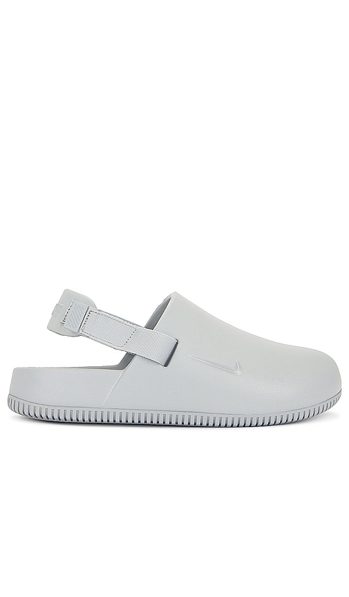 Shop Nike Calm Sandal In Light Smoke Grey