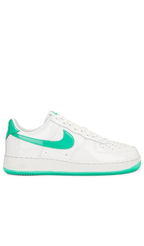 Shop Nike Air Force 1 '07 Prm In Platinum Tint & Stadium Green