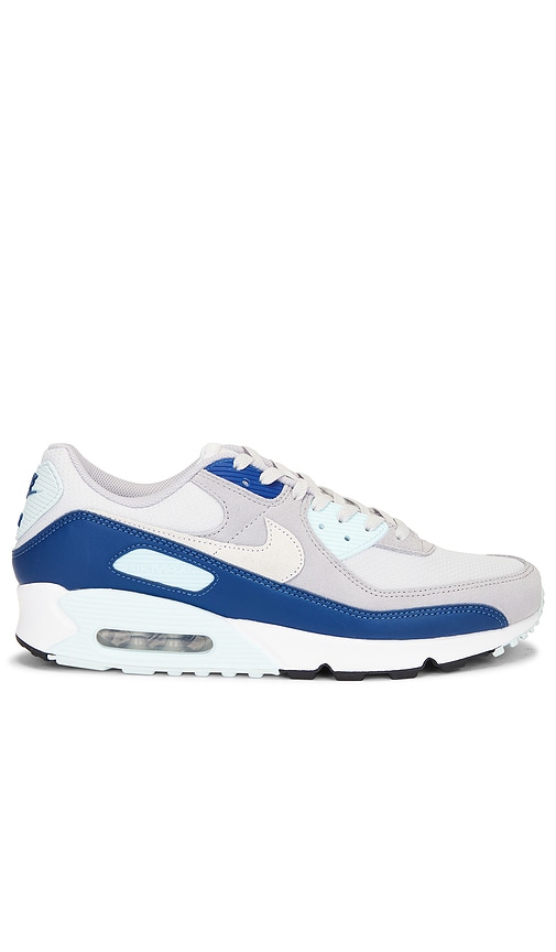 Shop Nike Air Max 90 Sneaker In Pure Platinum  White  & Glacier Blue